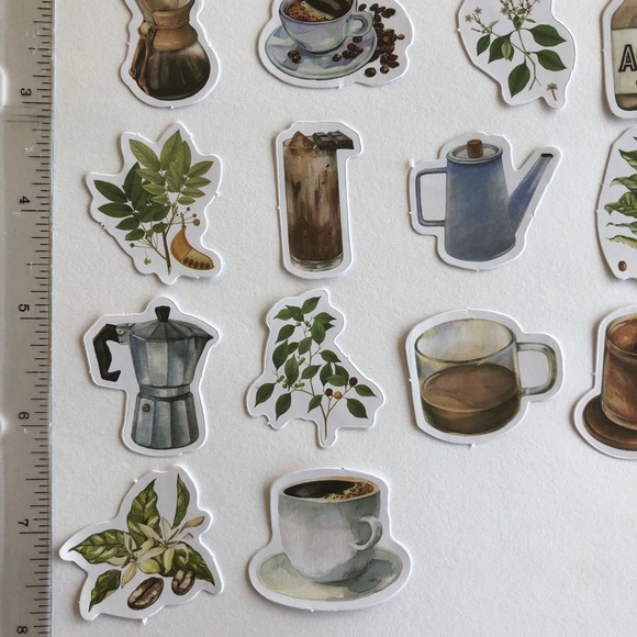 🌻10/$10🌻 Coffee/Drink Assortment Journal Stickers - Picture 5 of 8